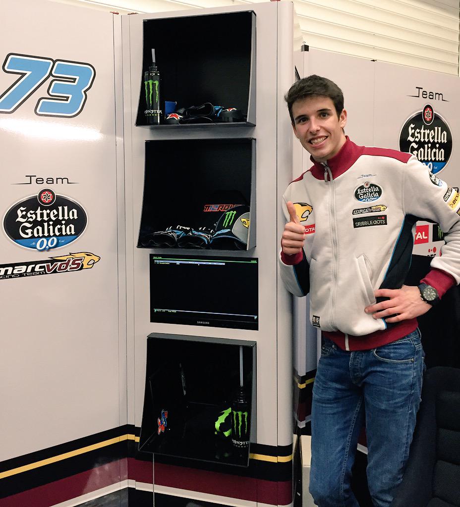 alexmarquez73's tweet photo. Ya en Jerez! Mañana estrenamos colores! ✌️ Already in Jerez! Tomorrow first day with new colours! http://t.co/NMpEV4jLLo