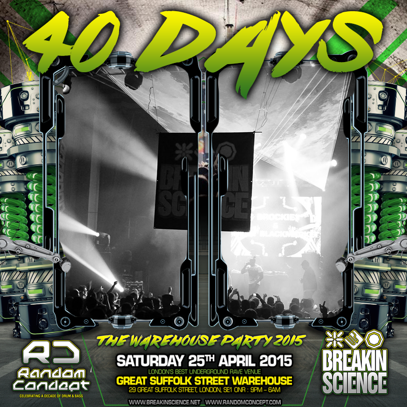 breakinscience's tweet image. 40 Days #breakinscience #randomconcept @GreatSuffolkSt Warehouse @subzeroplayaz @Majistrate @djbrockie @Randallmac2