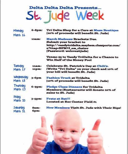 Each year around 13.5 thousand kids are diagnosed w/ cancer in the US, join with us + St. Jude to help find a cure!