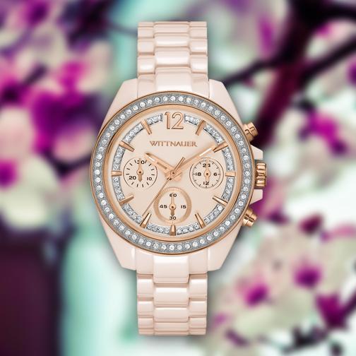 Rose gold with sophisticated blush. Spring is in the air. View more of the collection at wittnauer.com