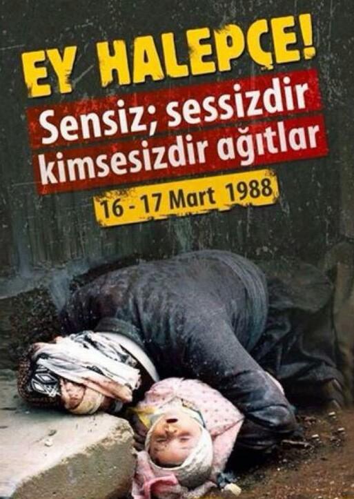 Bu bebeklerin ölürken çıkardıkları ses, dünya durdukça kulaklarımızda. Nasıl unutulsun ki!

#HalepceKatliamınıUnutma
