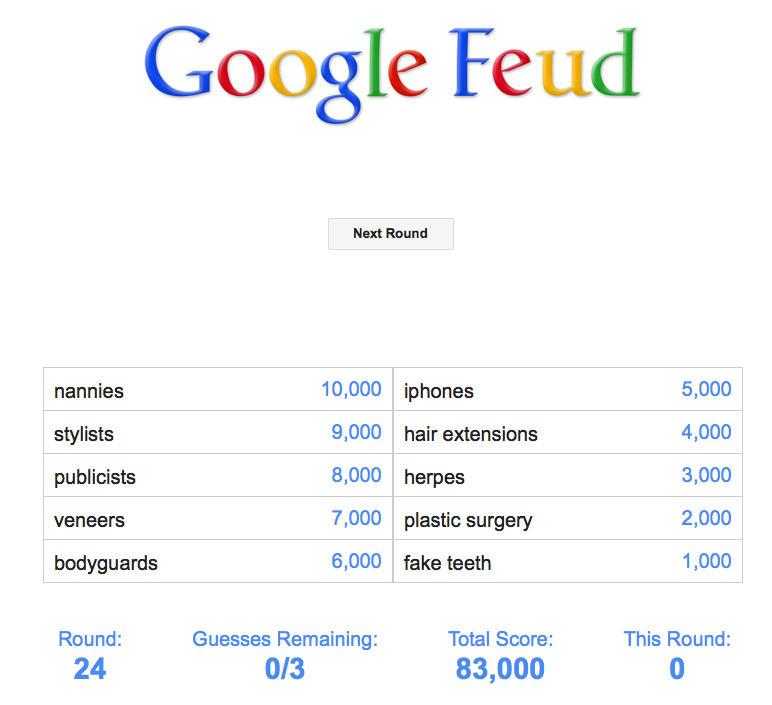 Cnet On Twitter Play Google Feud If You D Guess I Think My Dad