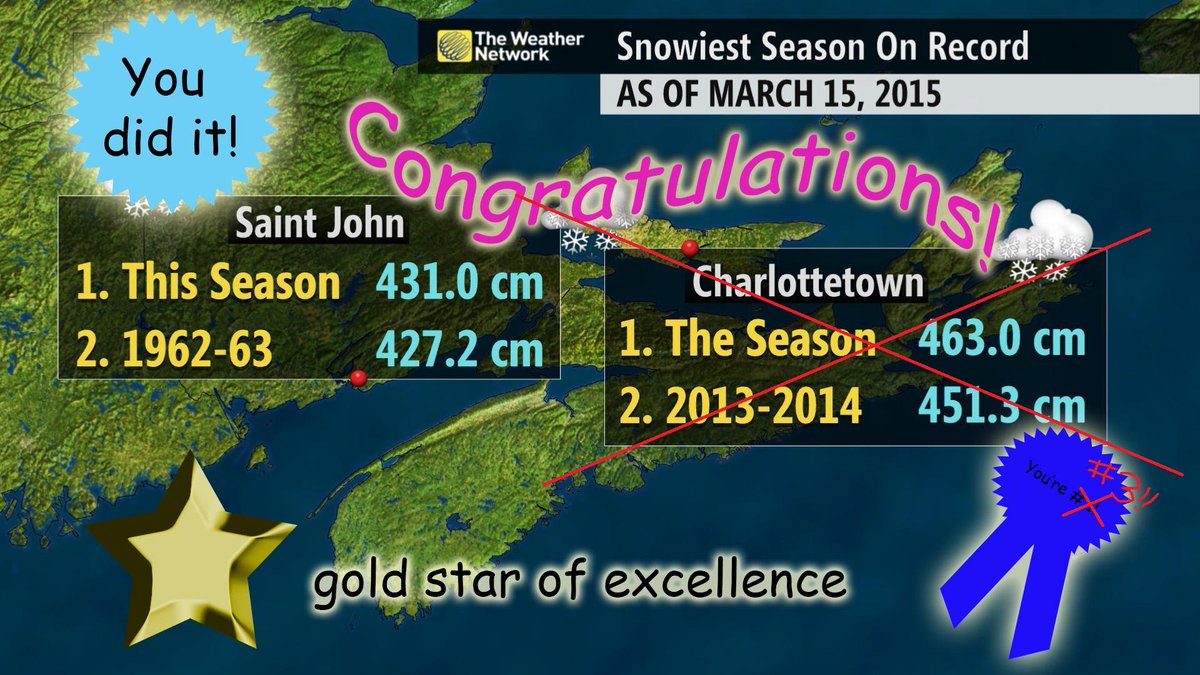 weathernetwork's tweet photo. CORRECTION, #Charlottetown: You're number 3: http://t.co/2x3AYYis4H #HonestWeatherMaps http://t.co/iPJNTh84aC