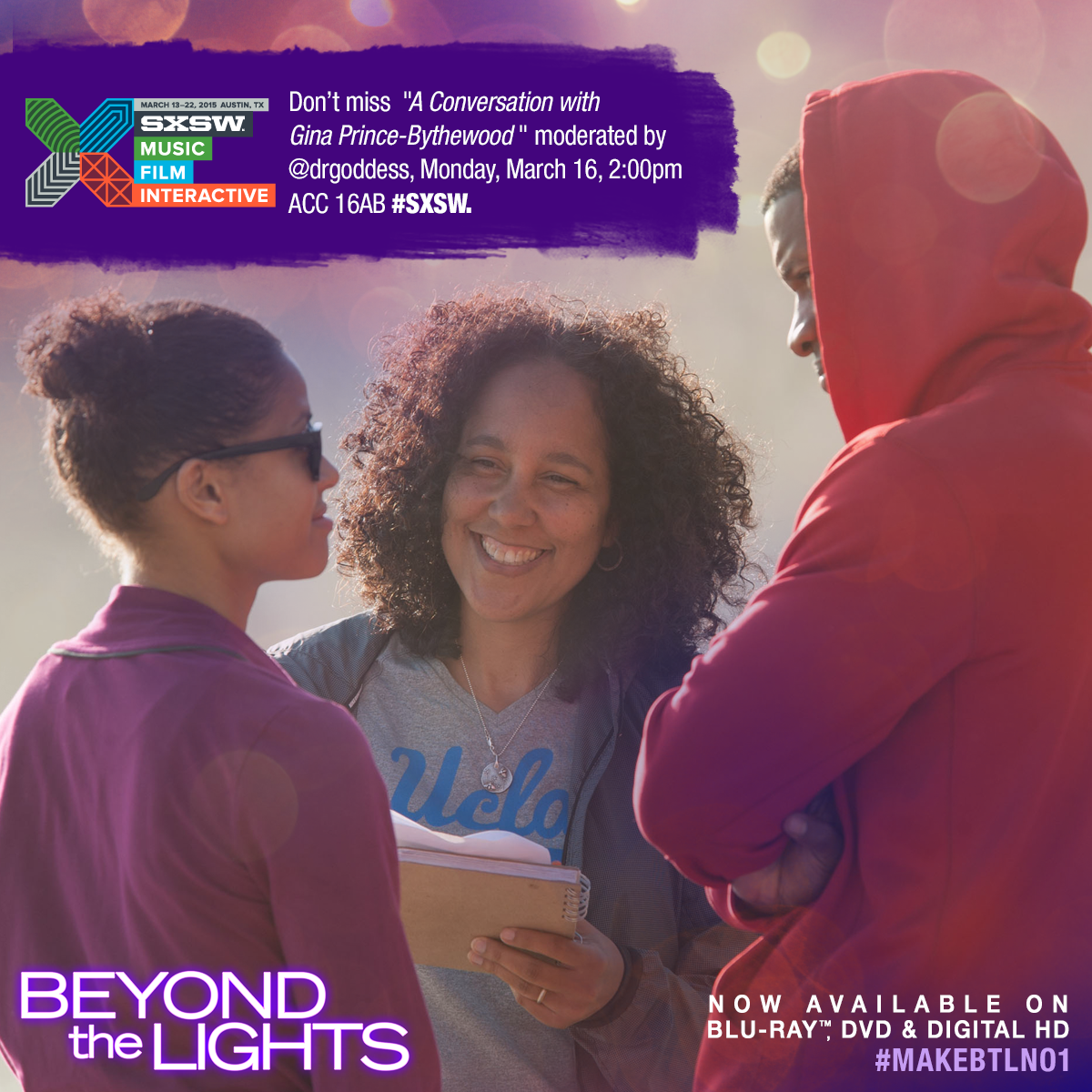 BeyondTheLights's tweet photo. If you're going to #SXSW, have "A Conversation With @GPBmadeit" and go @BeyondTheLights! Mon, 2pm, 16AB. #SXSWFilm http://t.co/iTYHJRhxoN
