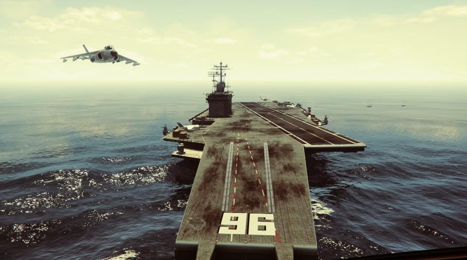 GTASnapmatic's tweet image. People are loving the aircraft-carrier modded mission, take Quaid86 for example: rsg.ms/e894806 #GTAOnline