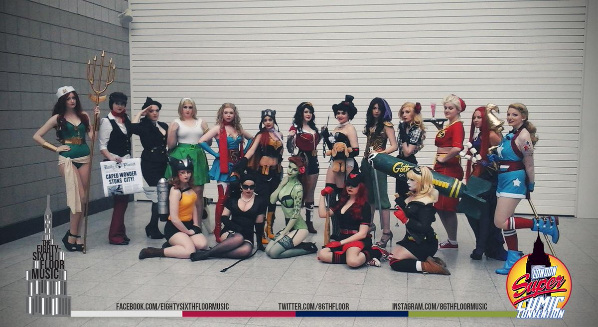 86thFloor's tweet photo. Shout out to all of the gorgeous 'Bombshells' at #LSCC2015 this weekend! @LSComicCon was amazing! @Lucy_Saxon http://t.co/MNAmKhwmXd