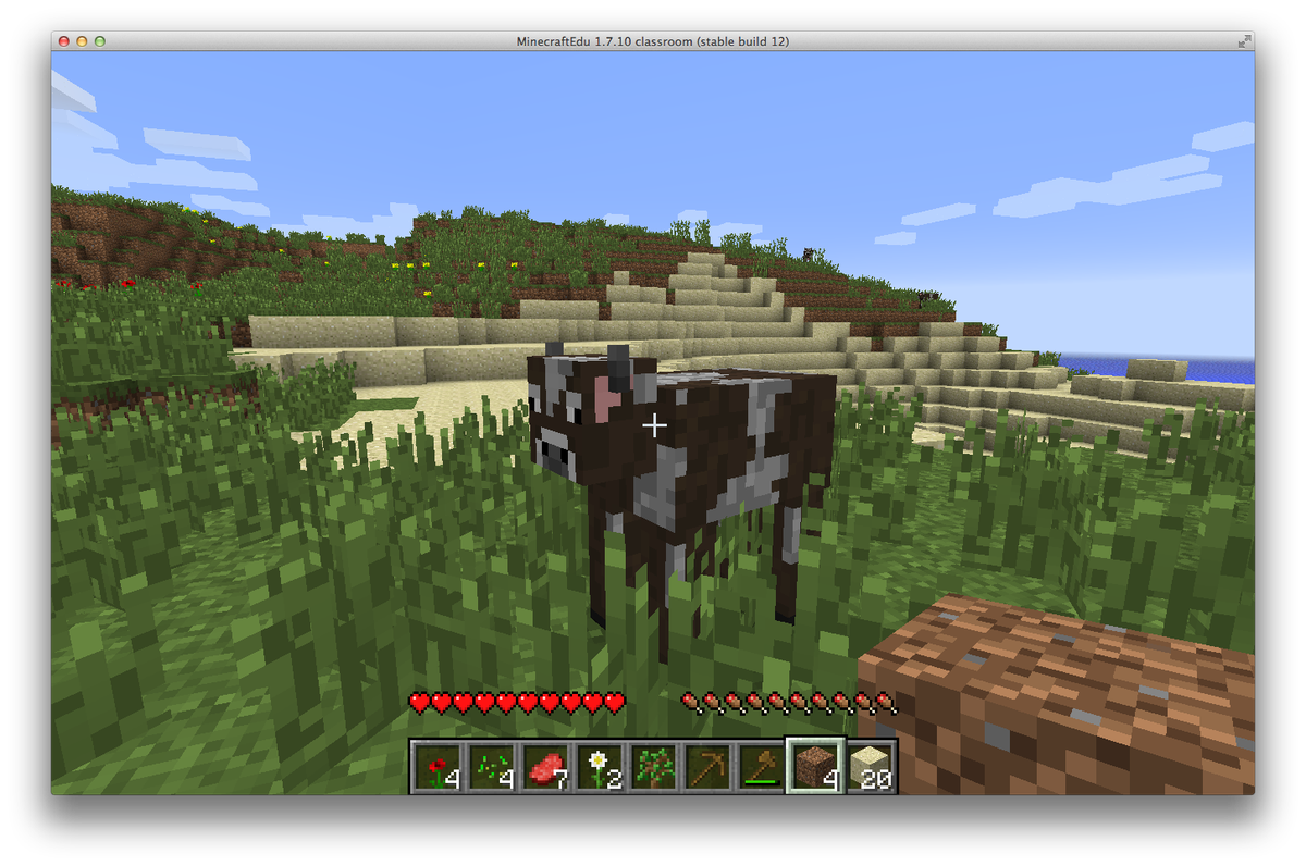 GingerAnneR's tweet photo. Playing Minecraft in #edci336 http://t.co/xGtUbJ3sXm
