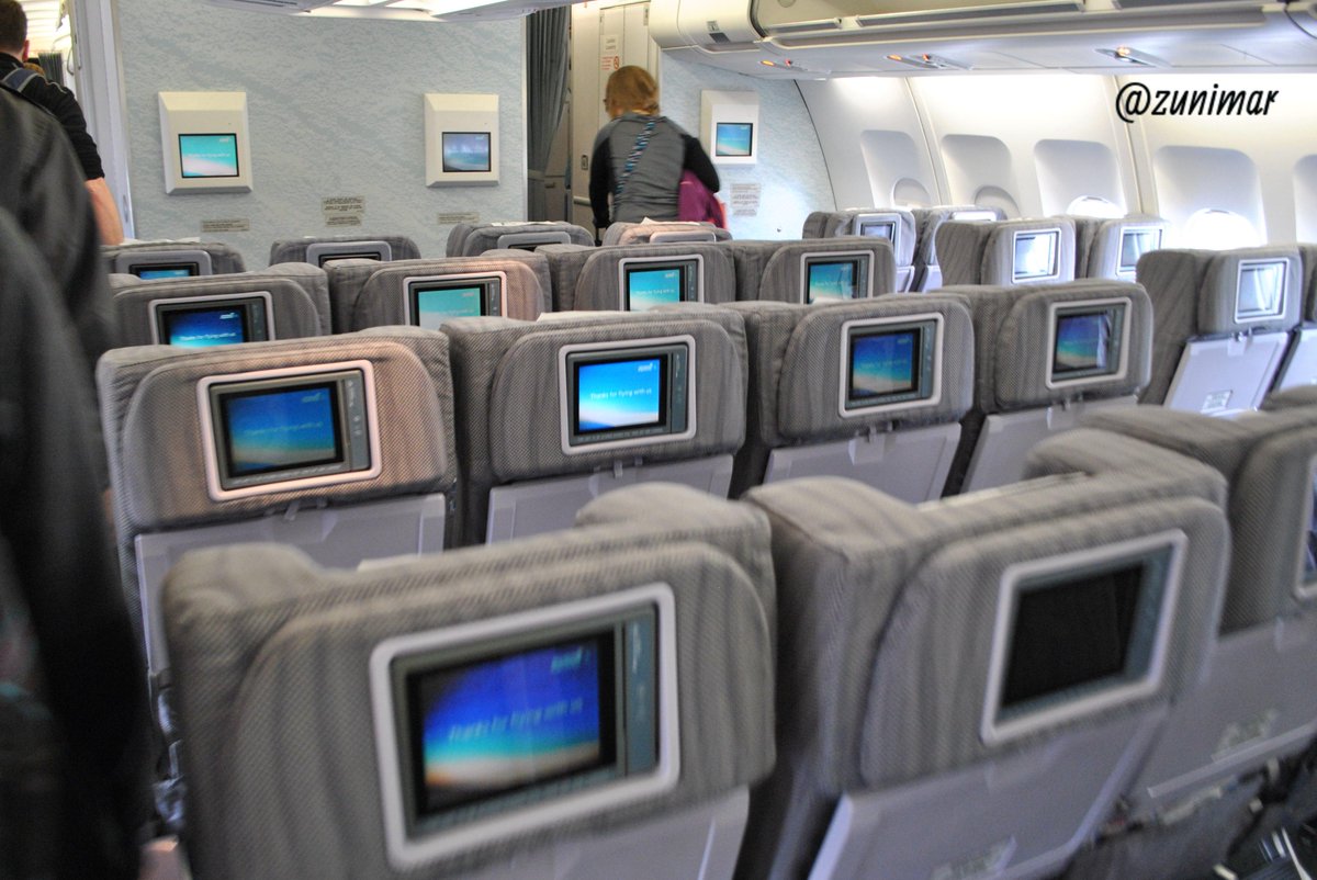zunimar's tweet image. Interior #A340 @Aerolineas_AR en #SAWH @ArgIntlSpotters @maselvaggi @PabloK75
