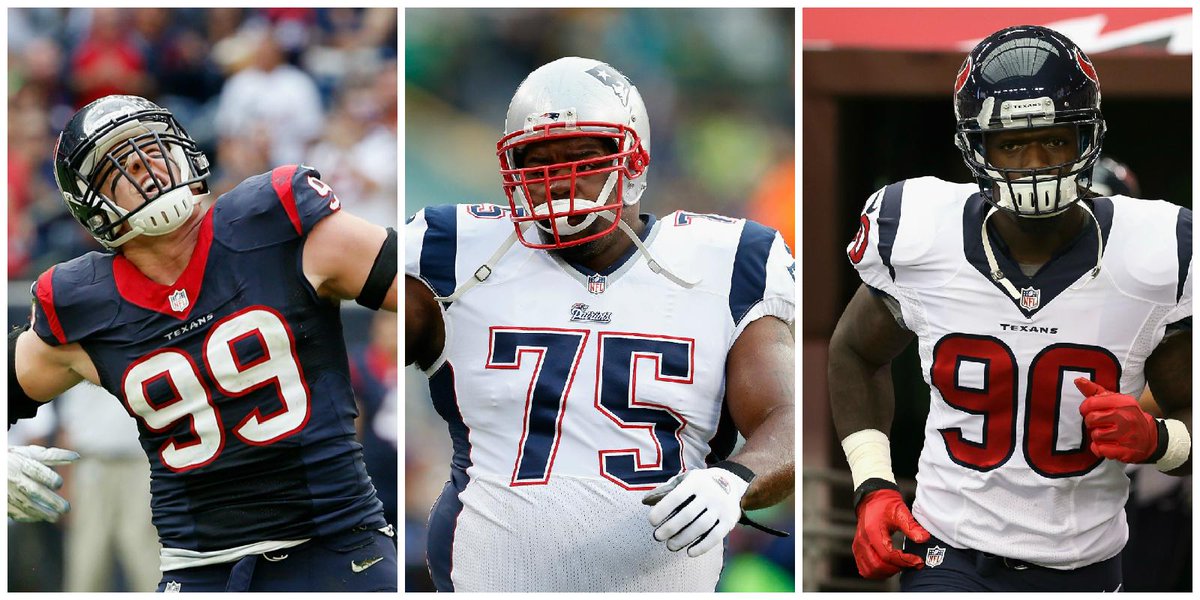Vince Wilfork and Jadeveon Clowney Switched Jerseys at Practice and the  Result is Hilarious - stack