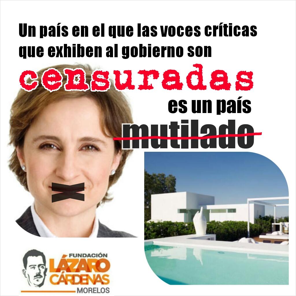 LazarocardenMor's tweet photo. Hoy la censura en #México es una constante que deja en claro la naturaleza de un gobierno represor #AristeguiSeQueda http://t.co/iVhnCUsqXf