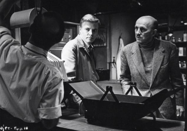   And happy birthday to Karlheinz Bohm, here with Michael Powell on Peeping Tom 
L\empereur de Sissi