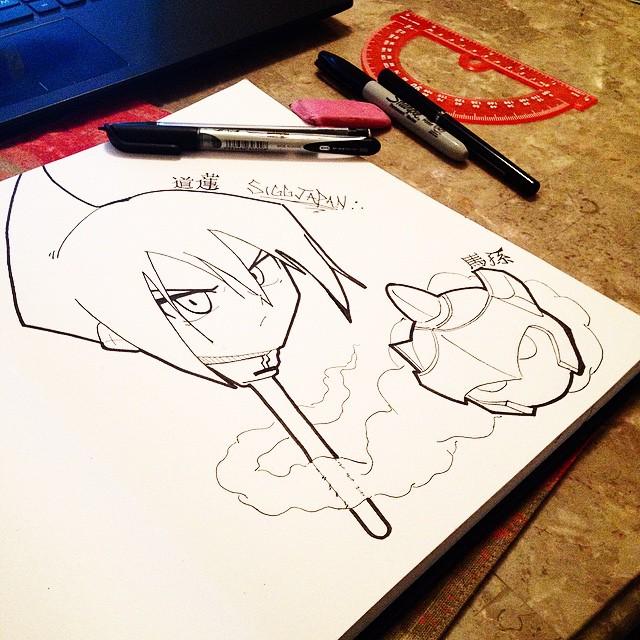 PhotogFound's tweet photo. #photography 🎐🎐🎐 道蓮 x 馬 孫 🎐🎐🎐#anime #shamanking #taoren #ren #bason #spirit #facepop #illustration #animation #draw… http://t.co/EvrFCkX0kI