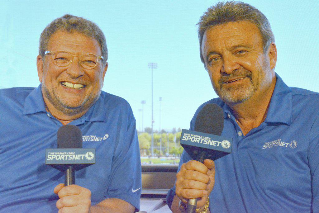I'm gonna be suspended again. RT <a href="/Dodgers/">Los Angeles Dodgers</a> Ned Colletti joins Charley Steiner in the booth for the next 3 games.