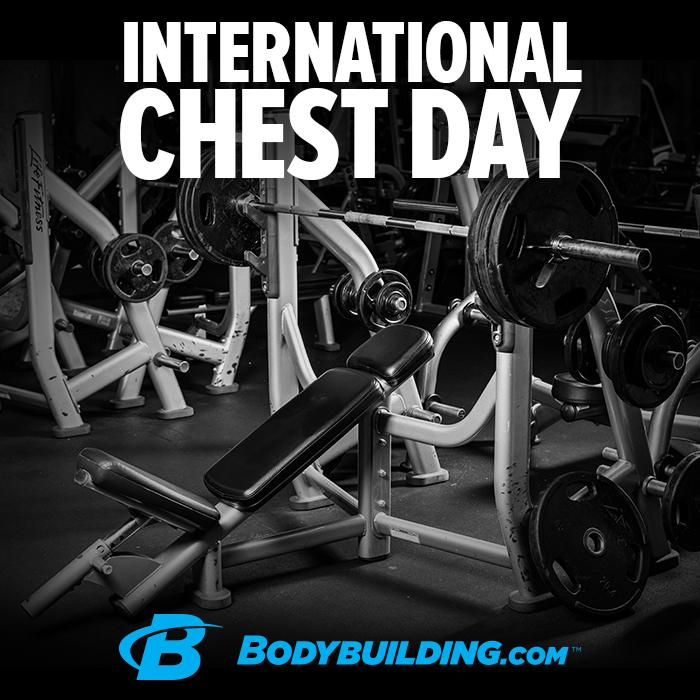 Bodybuildingcom's tweet image. Checking in for #internationalchestday! #bestself #bodybuildingcom