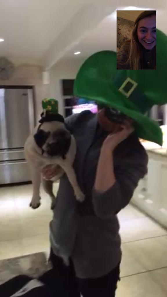 arrie_adamson's tweet photo. St Patricks day in the Chadwick household http://t.co/1ObW6fafof