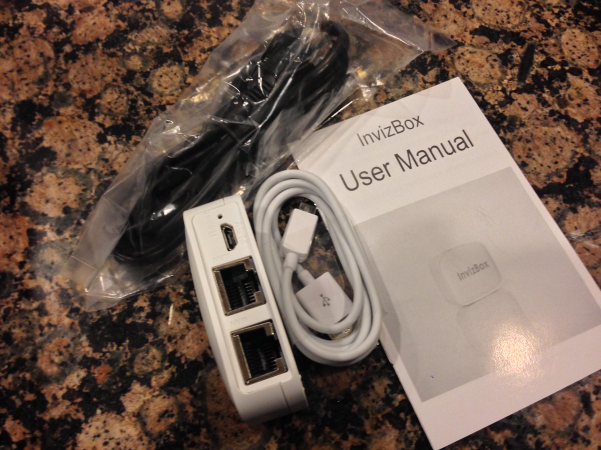 kamando's tweet image. Received my @invizbox today. Comes security sealed. Fully ready to plug in and run Tor in seconds. #PrivacyMadeEasy