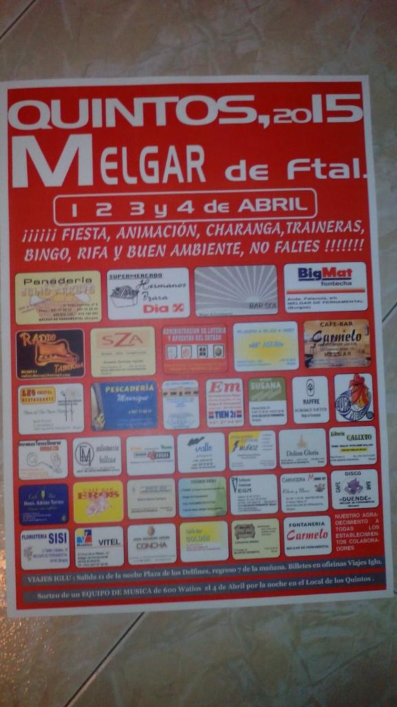 QuintosMDF_97's tweet photo. Ya está aquí en cartel de los @QuintosMDF_97 🙌🙌🙌
Os esperamos los días 1, 2, 3 y 4 de Abril. #DaleManoloooo 💪💪💪 http://t.co/p7zBRBjV88