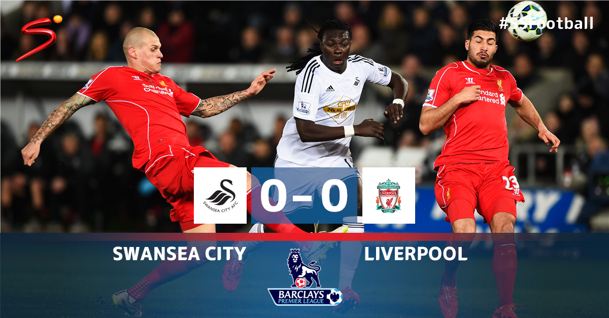SuperSportTV's tweet photo. #BPL - HALFTIME: Swansea were dominant in the first half, but were unable to break the deadlock. #SSFootball http://t.co/MT36e5YPwY