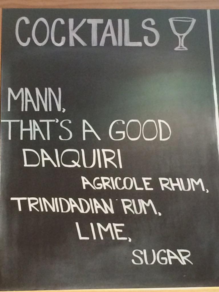 SpokeWineBar's tweet photo. Already annoyed by the week? A good Daiquiri will set the whole thing straight. http://t.co/saRSwySDNK