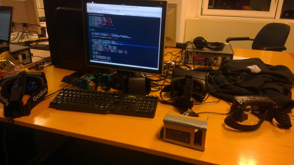 JoeyFerwerda's tweet image. This is how most of my week is looking! #vr #openhmd #gamedev