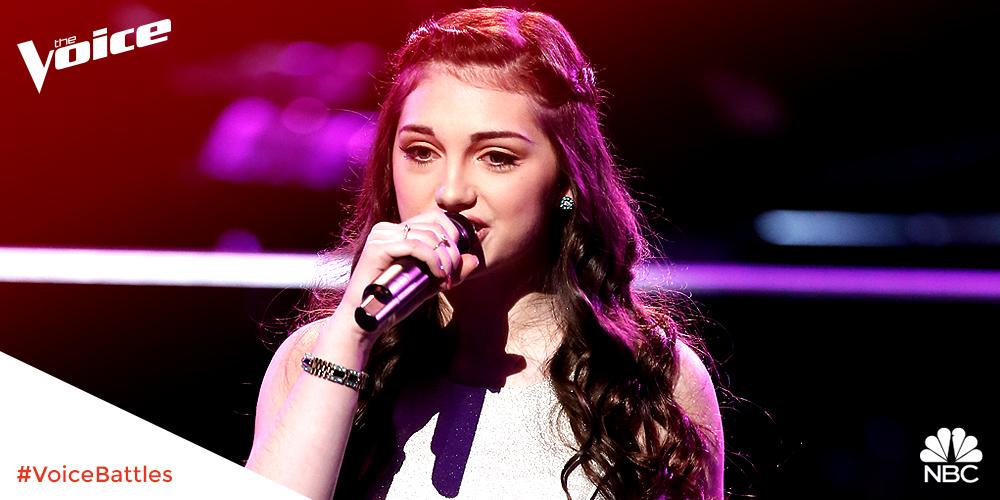 NBCTheVoice's tweet image. RT because @KelsieMayMusic is the WINNER of this #TeamBlake battle! #VoiceBattles