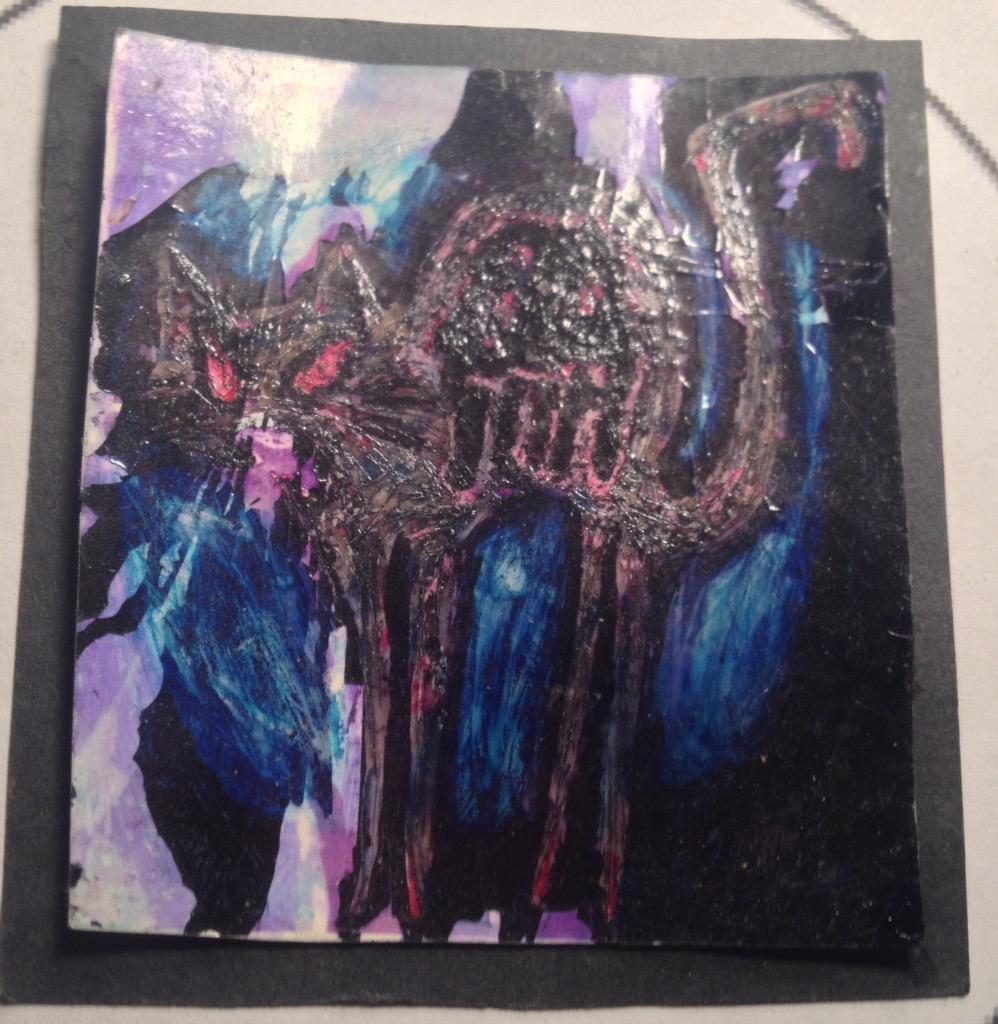 3"x3".. Was a photo before ballpoint pens and cable news came into the mix