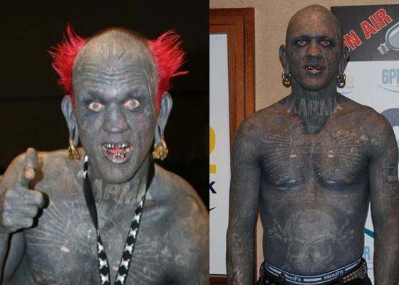 面白タトゥーbot タトゥー面積のギネス保持者 ラッキー ダイヤモンド リッチ T Co 655vjs76yk