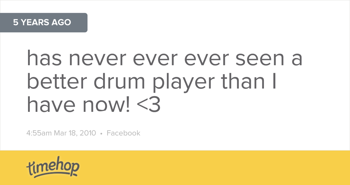 Jeadiee's tweet photo. Drum player? Ha what  http://t.co/M1Drx7iwDz http://t.co/Kh5HEqcaNY