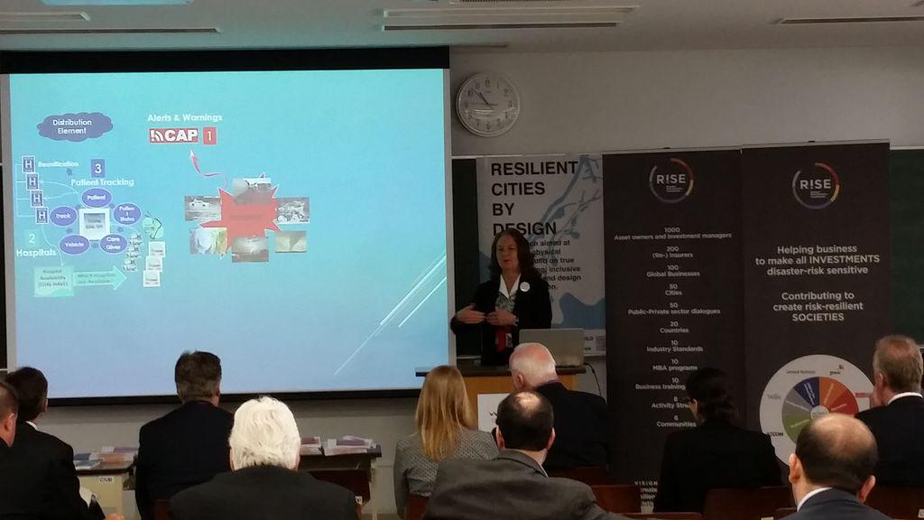 RISEInitiative's tweet photo. IAEM's Elysa Jones introduces R!SE's DEC 'Data Exchange Collbaorative' project http://t.co/5xCzd4j476