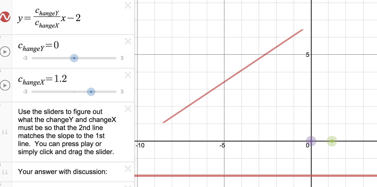Desmos Com On Twitter Stalveymath You Could Also Add A Pic So That Ss Don T See The Slope That They Are Matching Https T Co Qsjluz86eh Http T Co Xwfvvpr8v9