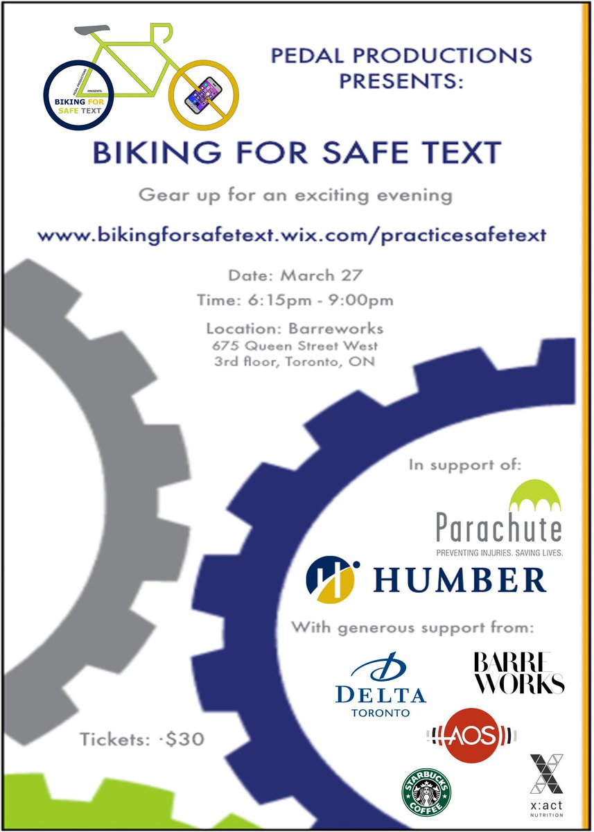 Biking4SafeText tweet picture