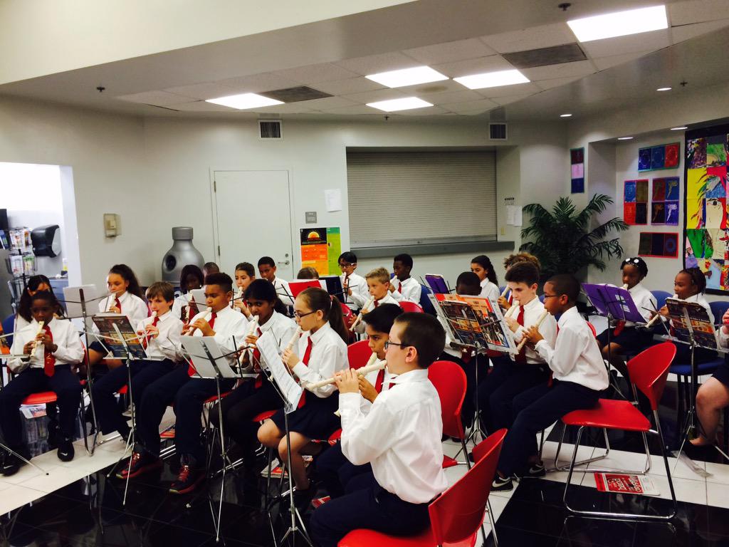 browardschools's tweet photo. The Challenger Recorder Ensemble welcomes parents to the 2015 Youth Arts Month Celebration. #YAM2015 http://t.co/YHGnAMUj4T