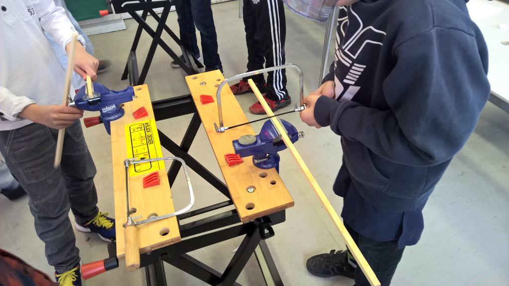 ForestLaneLodge's tweet photo. Boys learning craftsmanship and basic structural engineering concepts at our Saturday workshops. Fantastic work boys http://t.co/CU4SMpVnGw