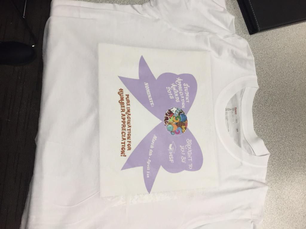 HumberSAA2015's tweet photo. Looks like our team is making our shirts! keep an eye out for them around Campus #SAApureimagination @HumberLife http://t.co/u6Yl6kLYfh
