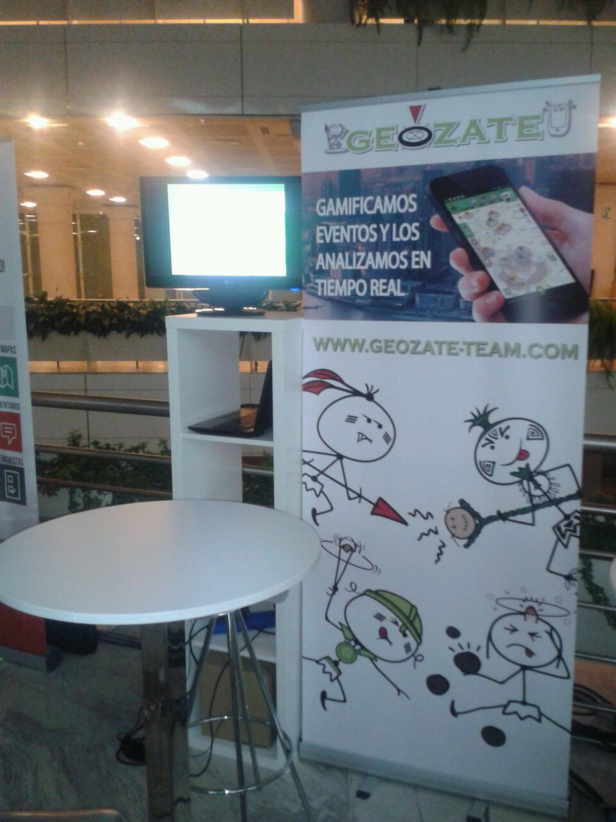 GeoZateTeam's tweet photo. Ya estamos en @GeoZate preparados para el  #meetMIS del @grupoeventoplus  ¡¡OS ESPERAMOS EN EL STAND A99!! http://t.co/gvdUhxqSbr