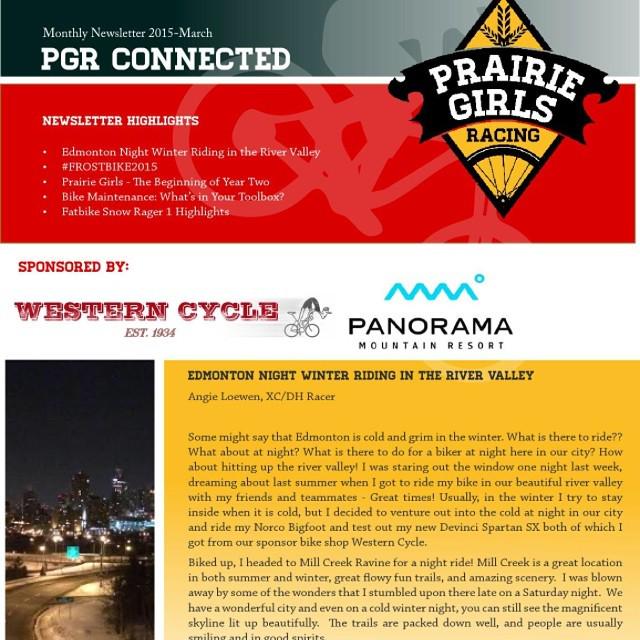 TuttoMTB's tweet image. prairiegirlsracing / Get stoked to ride!! Newsletter hot off the press! @westerncycleyeg #panoramamountainresort @d…
