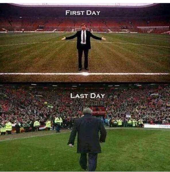 Sir Alex Ferguson at Manchester United.