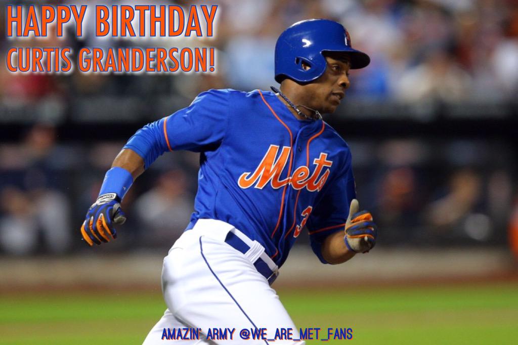 Happy Birthday to Mets outfielder Curtis Granderson! 