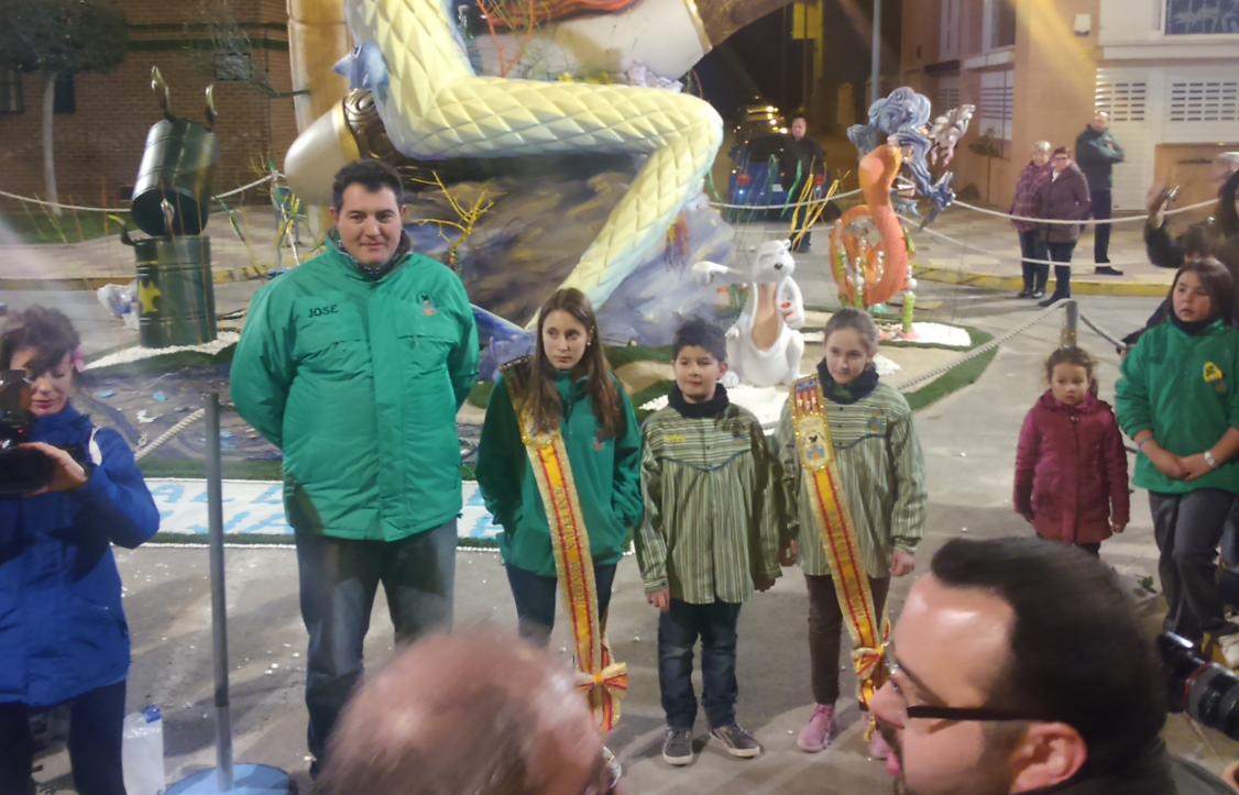 11a falla <a href="/FallaReiNJaumeI/">Falla Rei en Jaume I</a> #nitd'albaes2015 #falles2015