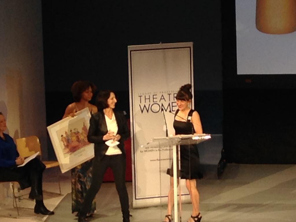 AngeloHeimowitz's tweet image. A well deserved award to a women whose inspiration is boundless @djwerle  @BroadwayGreen