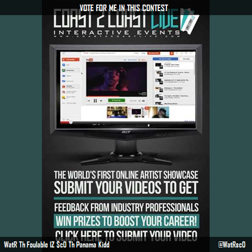 WSPDFW's tweet photo. I just voted for @WatRsc0 video to be in #COAST2COAST LIVE | #Video Showcase 3/19/15! http://t.co/872Qi5SOHG http://t.co/fBEN05TlOg