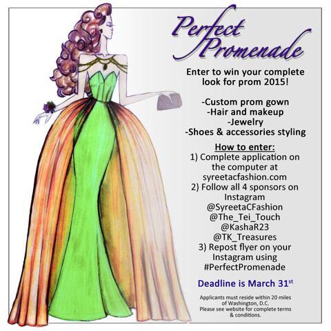 SyreetaCFashion's tweet photo. @Raheem_DeVaughn Help us find a local HS senior to win #PerfectPromenade! #rt #DMV https://t.co/y4rS5bA8lX http://t.co/32WWyS6vpV