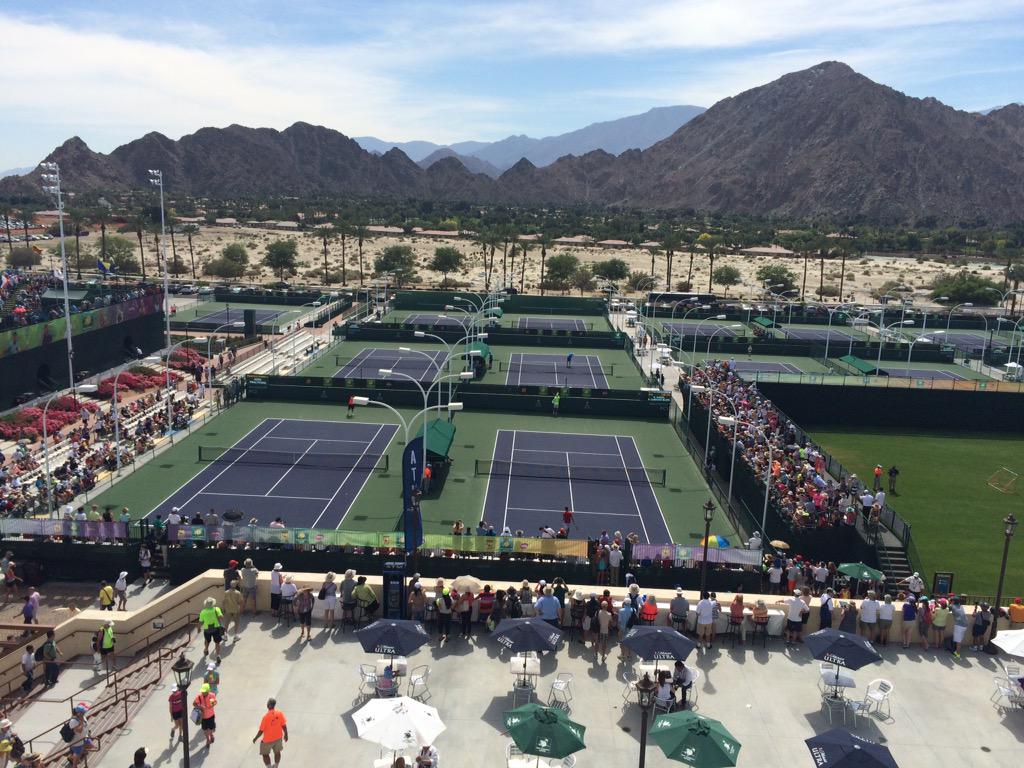 chuckfernald's tweet photo. BNP Paribas Open #BNPPO15 http://t.co/Pt0jnkF6Yo