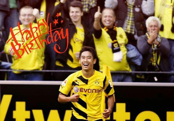 Happy birthday shinji kagawa 