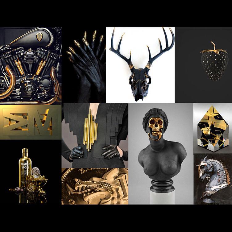 matthewencina's tweet photo. Process / Research 

#BlackAndWhite #BlackAndGold #Moodboard #BlindLA http://t.co/CGxbe9KyQm