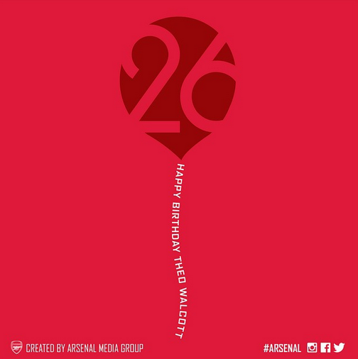 Happy Birthday Theo Walcott :D 
