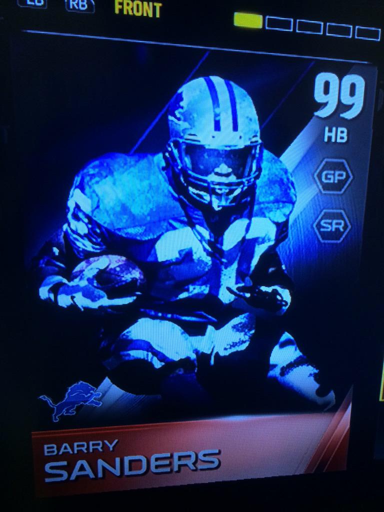 BucsHead02's tweet image. REDRAW: You must RT follow me AND @themaxor77 to enter this giveaway for Barry Sanders! @WeFindGiveaways @mutcardhelp