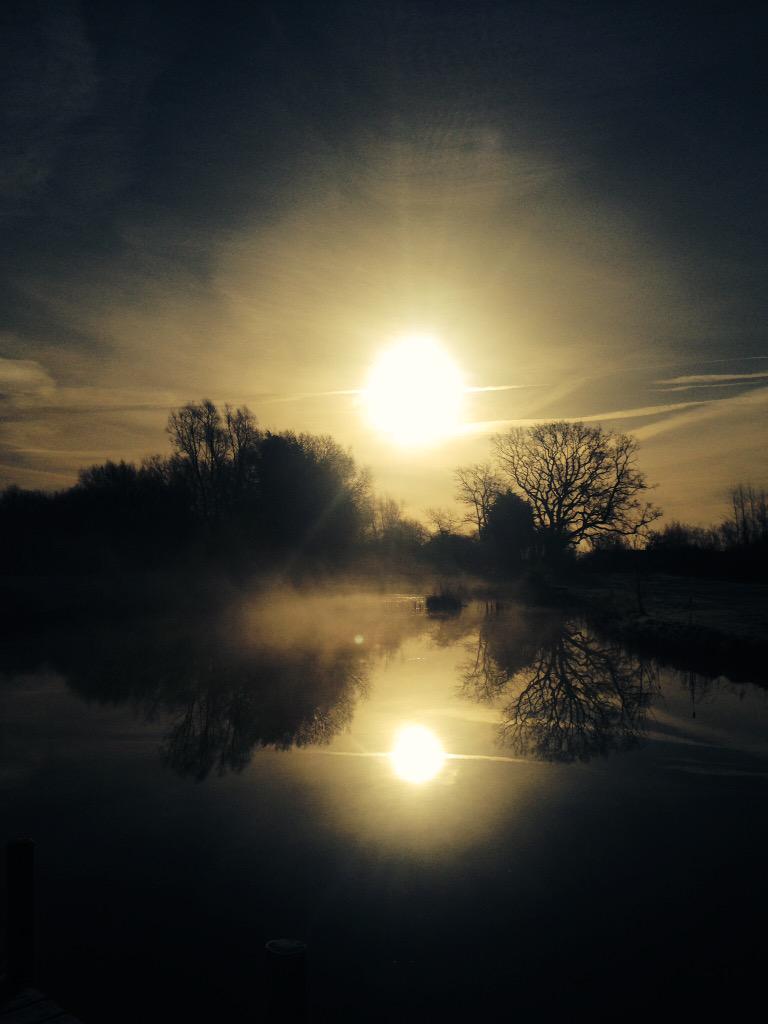 <a href="/breathingspace3/">Breathingspace</a>  sunrise over the lake this morning