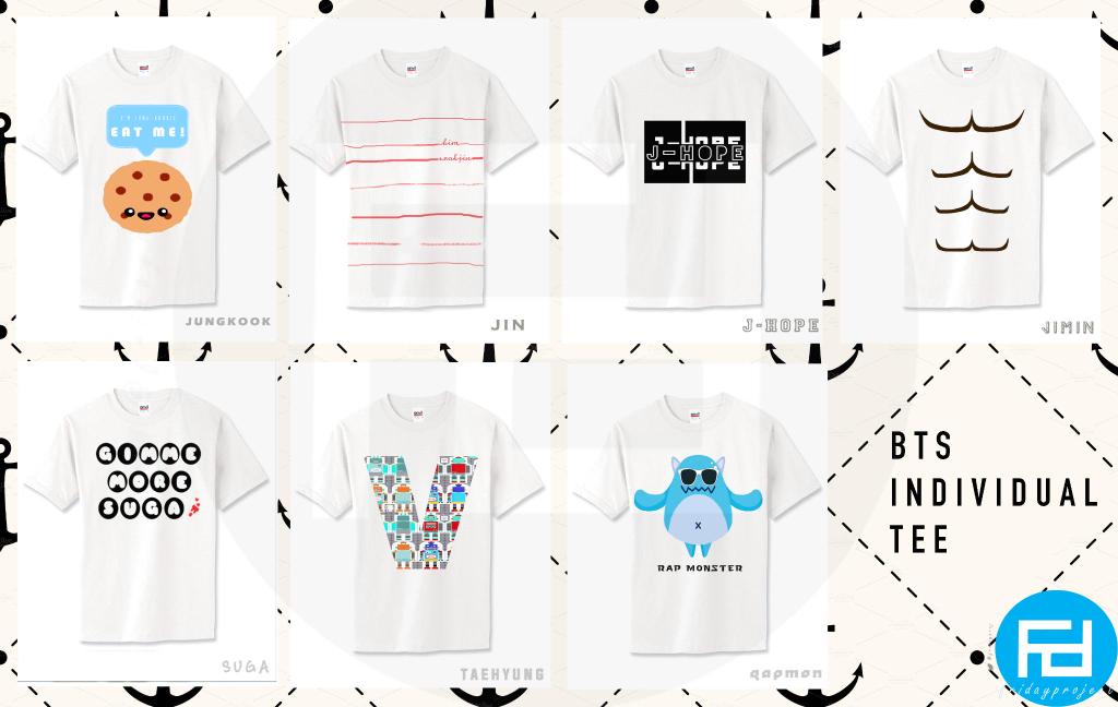 [PO UNTILL MARCH 31st] BTS t-shirt, crop tee, cloth tee, sweater, totebag. Check fav for price, size &amp; color detail.