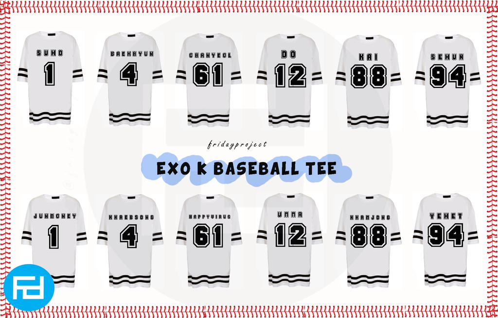 [PO UNTILL MARCH 31st) Baseball tee IDR 85.000. Utk katalog lengkap dr BB/GB lain bisa liat di fridayproj.weebly.com